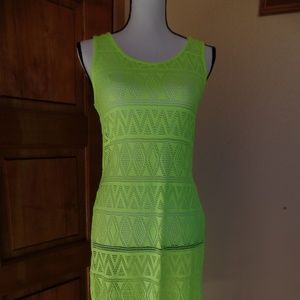 Mint Green lace cover up with slit both side